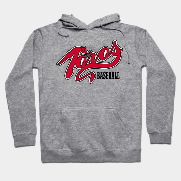 Toros Baseball Logo Hoodie by DavesTees